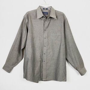 Arrow Grey Long Sleeve Button Down Dress Shirt